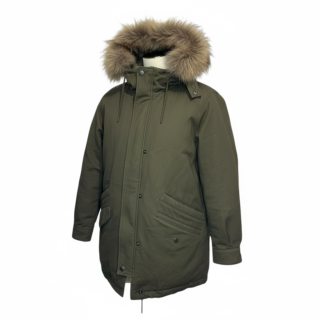 Parka The Kooples - 38 - Kaki - État : Très Bon