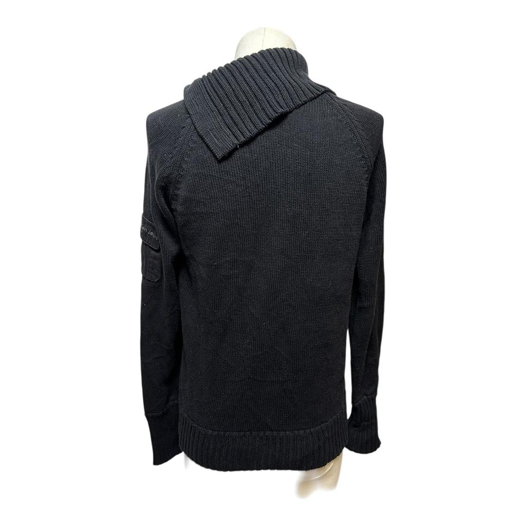 Pull col roulé Calvin Klein Jeans - M - Noir - État : Excellent