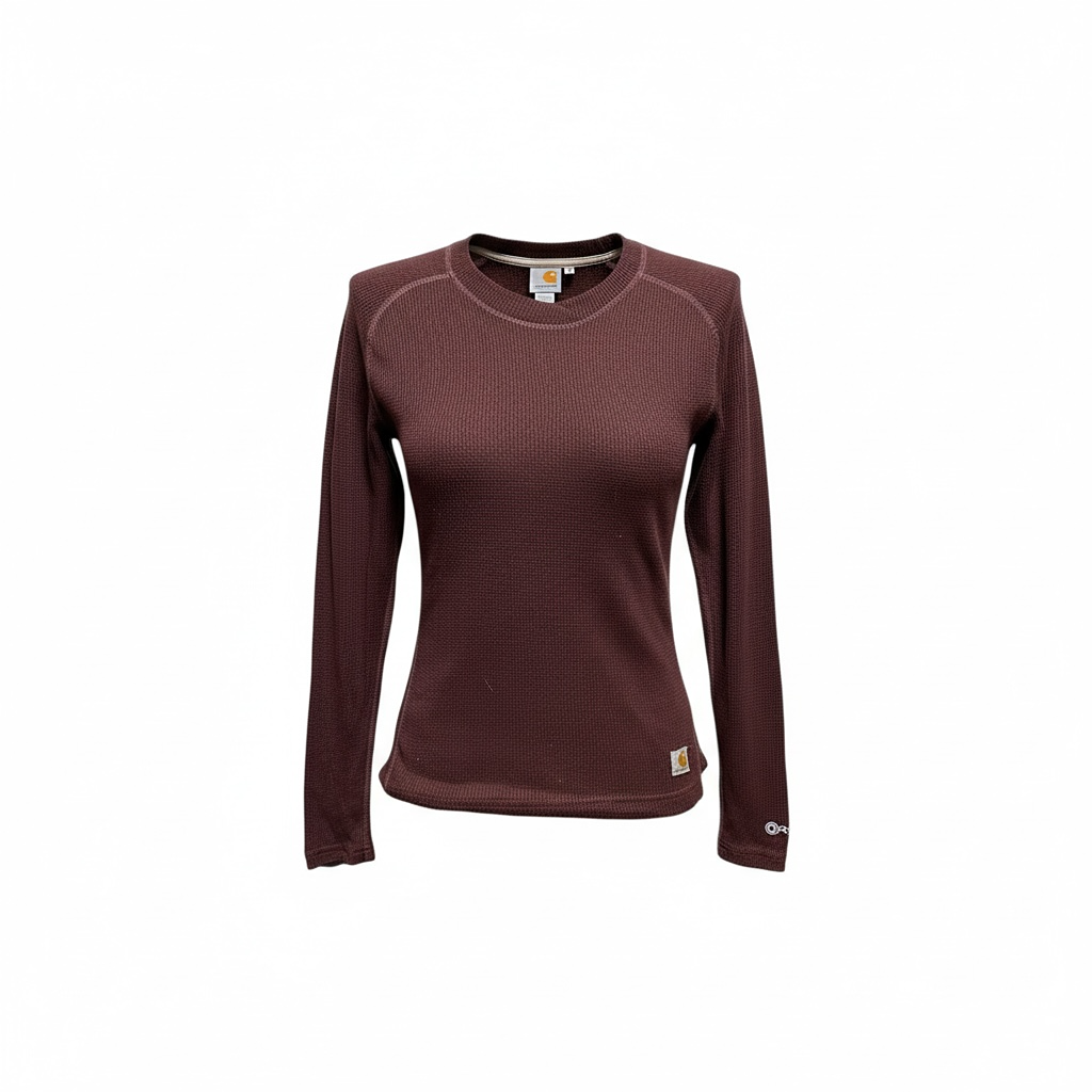 T-shirt manches longues Carhartt - S - Bordeaux - État : Excellent