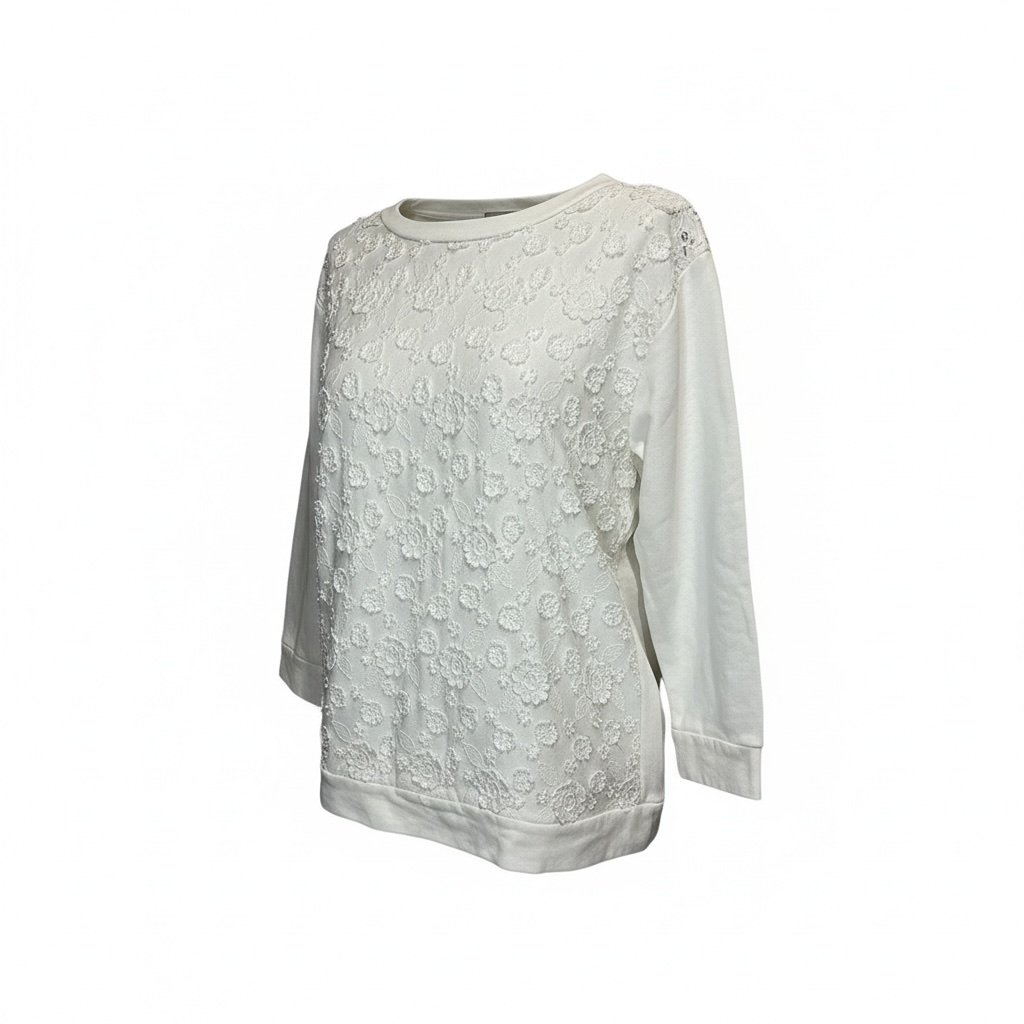 Sweat & Sweat À Capuche Moncler - L - Blanc - État : Trèsbon