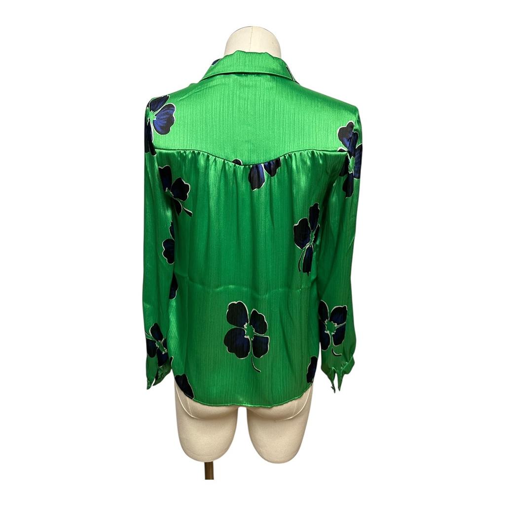 Chemise Naf Naf - 34 - Vert - État : Neuf