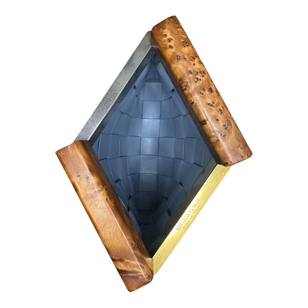 Clutch Bottega Veneta - Taille unique - Bleu - État : Excellent