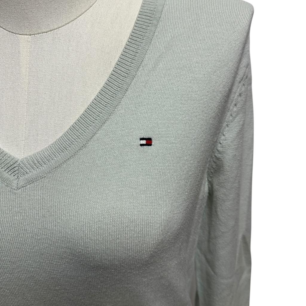 Pull femme Tommy Hilfiger - M - Blanc cassé - État : Excellent