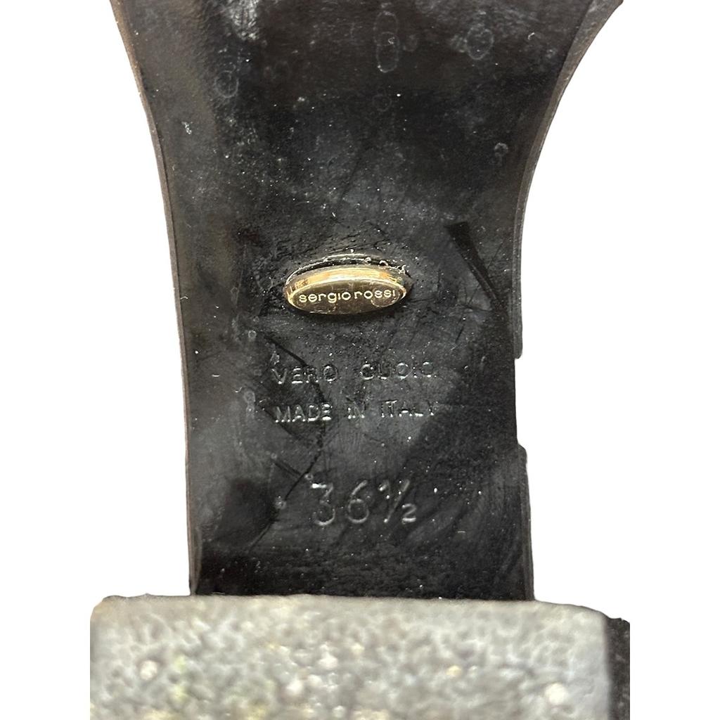 Cuissardes Sergio Rossi - 36.5 - Noir - État : Excellent