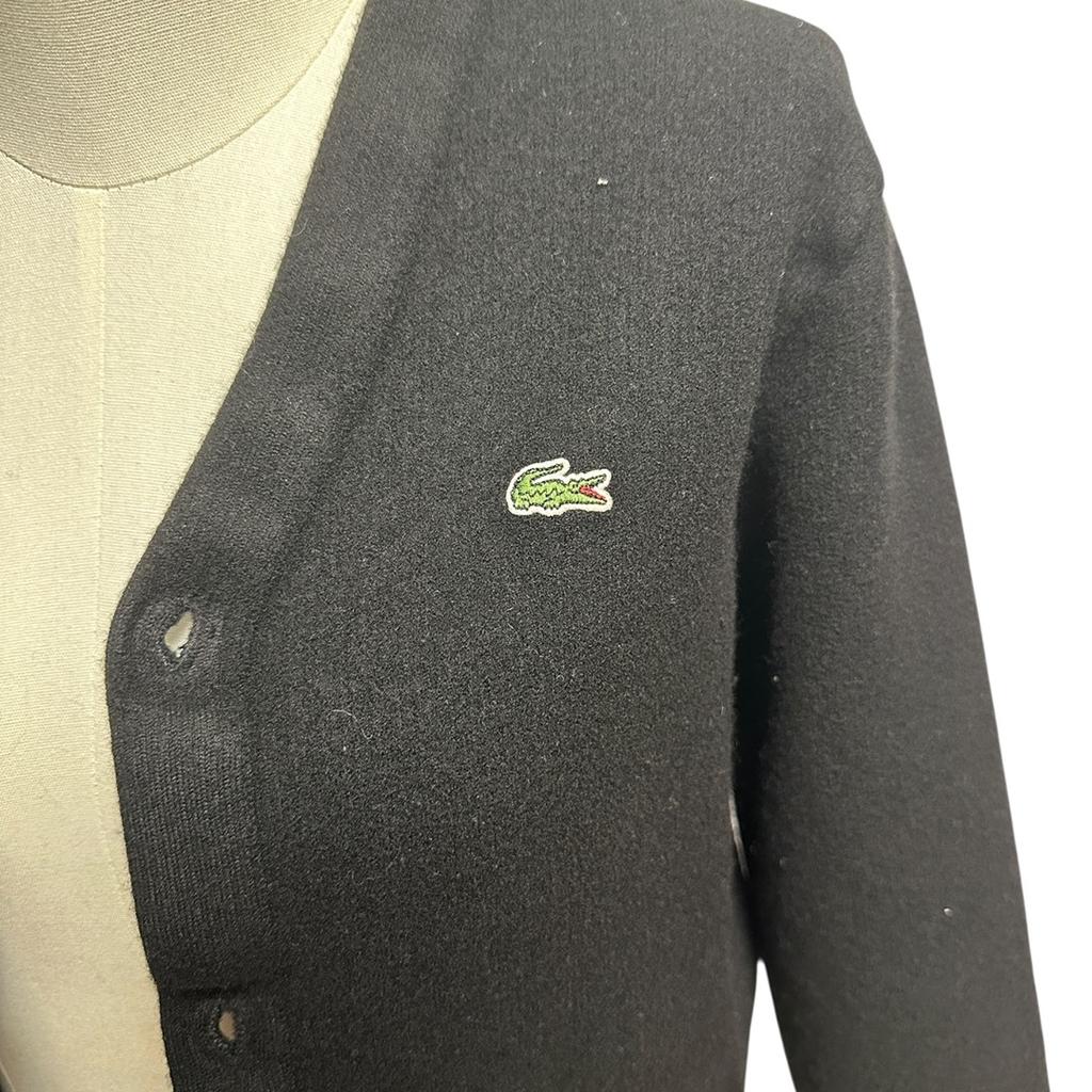 Cardigan Lacoste - Xs - Noir - État : Très Bon