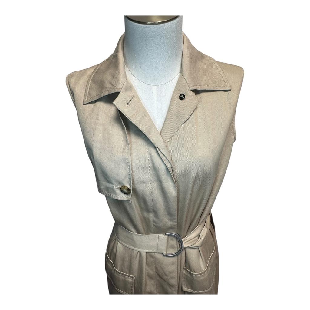 Robe Midi Calvin Klein - 36 - Beige - État : Neuf avec étiquette