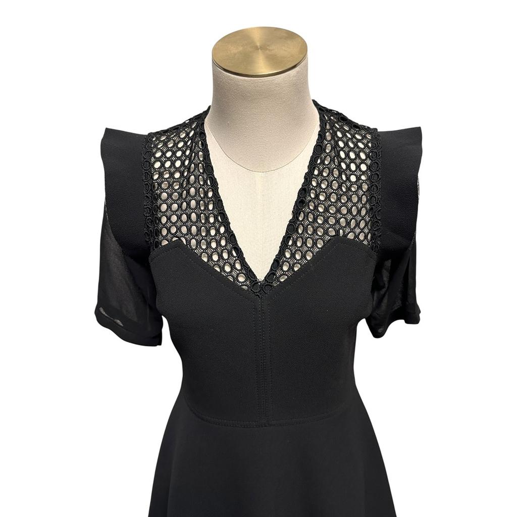 Robe courte Sandro - 3 - Noir - État : Excellent