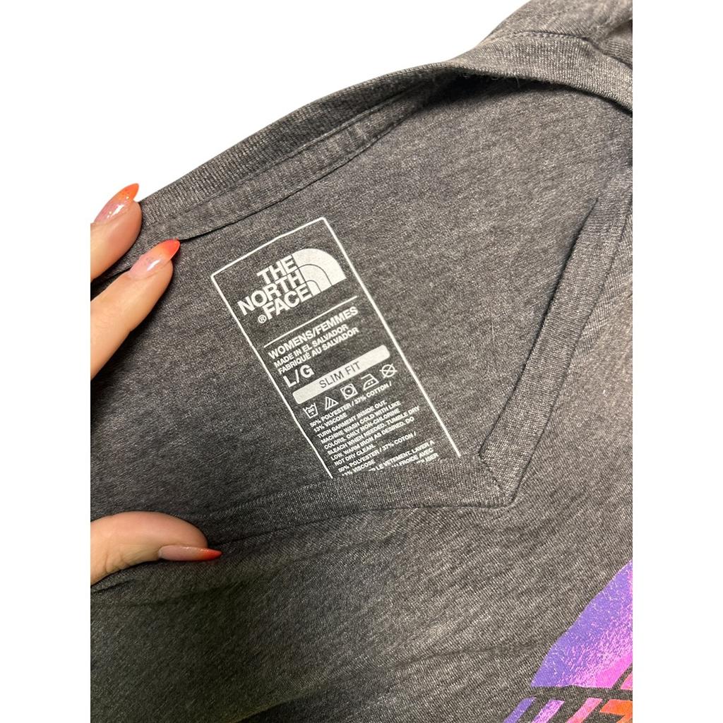 T-shirt col V The North Face - L - Gris - État : Excellent