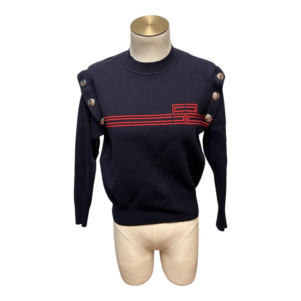 Pull Sandro - Xs - Bleu marine - État : Excellent