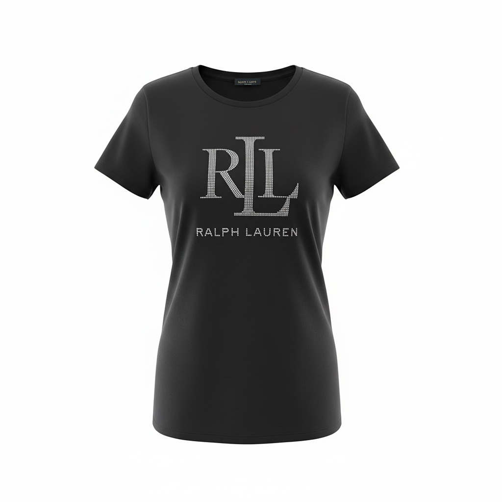 T-shirt Lauren Ralph Lauren - M - Noir - État : Excellent
