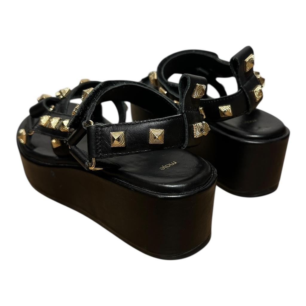 Sandales Maje - 36 - Noir - État : Excellent