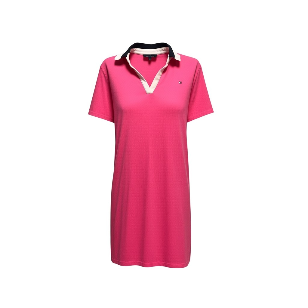 Robe polo Tommy Hilfiger - L - Rose - État : Excellent