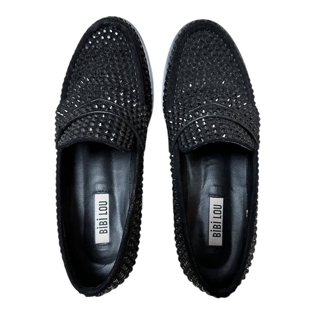 Mocassins femme Bibi Lou - Taille 36 - Noir - État : Excellent