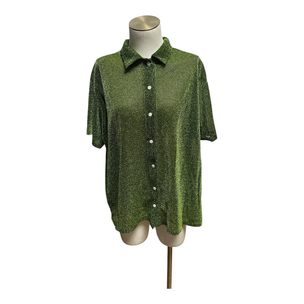 Blouses Manches Courte Epochi - M - Vert - État : Très Bon