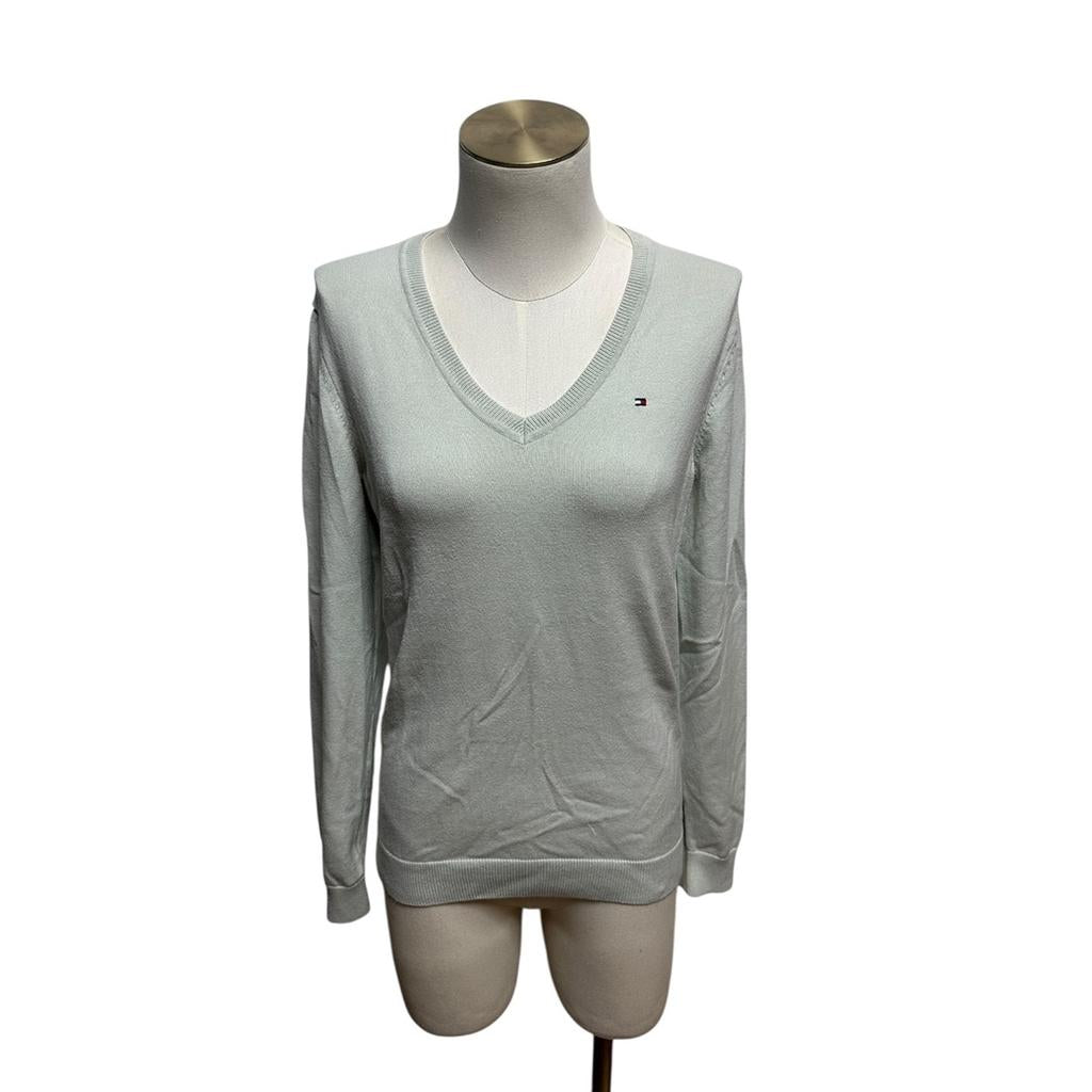 Pull femme Tommy Hilfiger - M - Blanc cassé - État : Excellent