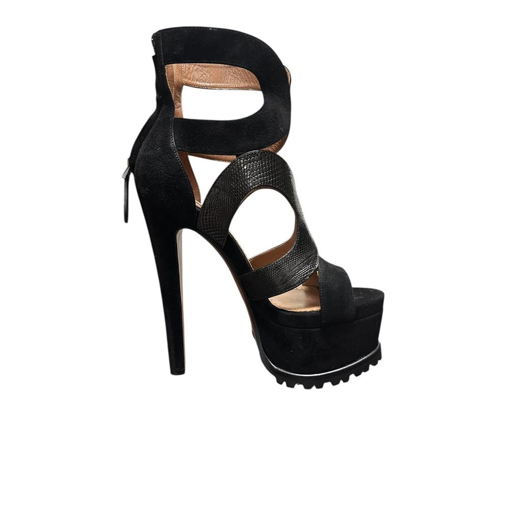 Sandales Alaïa - 37 - Noir - État : Neuf