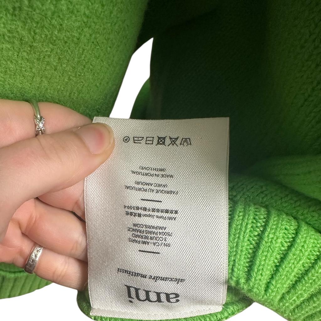 Pull A Col Roulé Ami - Xl - Vert - État : Très Bon