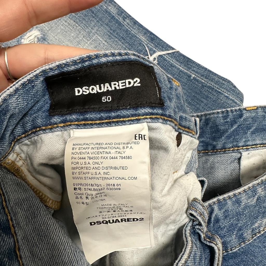 Jean homme Dsquared2 - 50 - Blue - État : Excellent