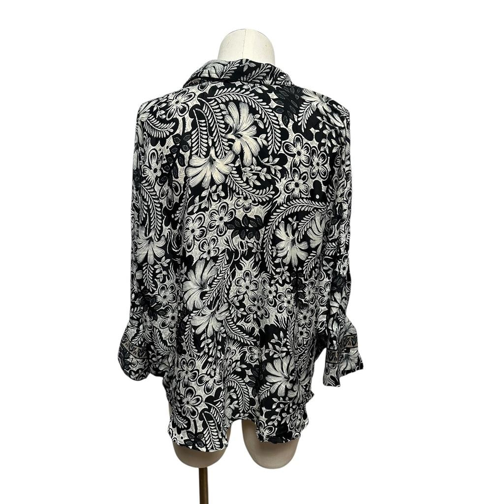 Blouse Gold & Silver - Taille Unique - Noir - État : Trèsbon