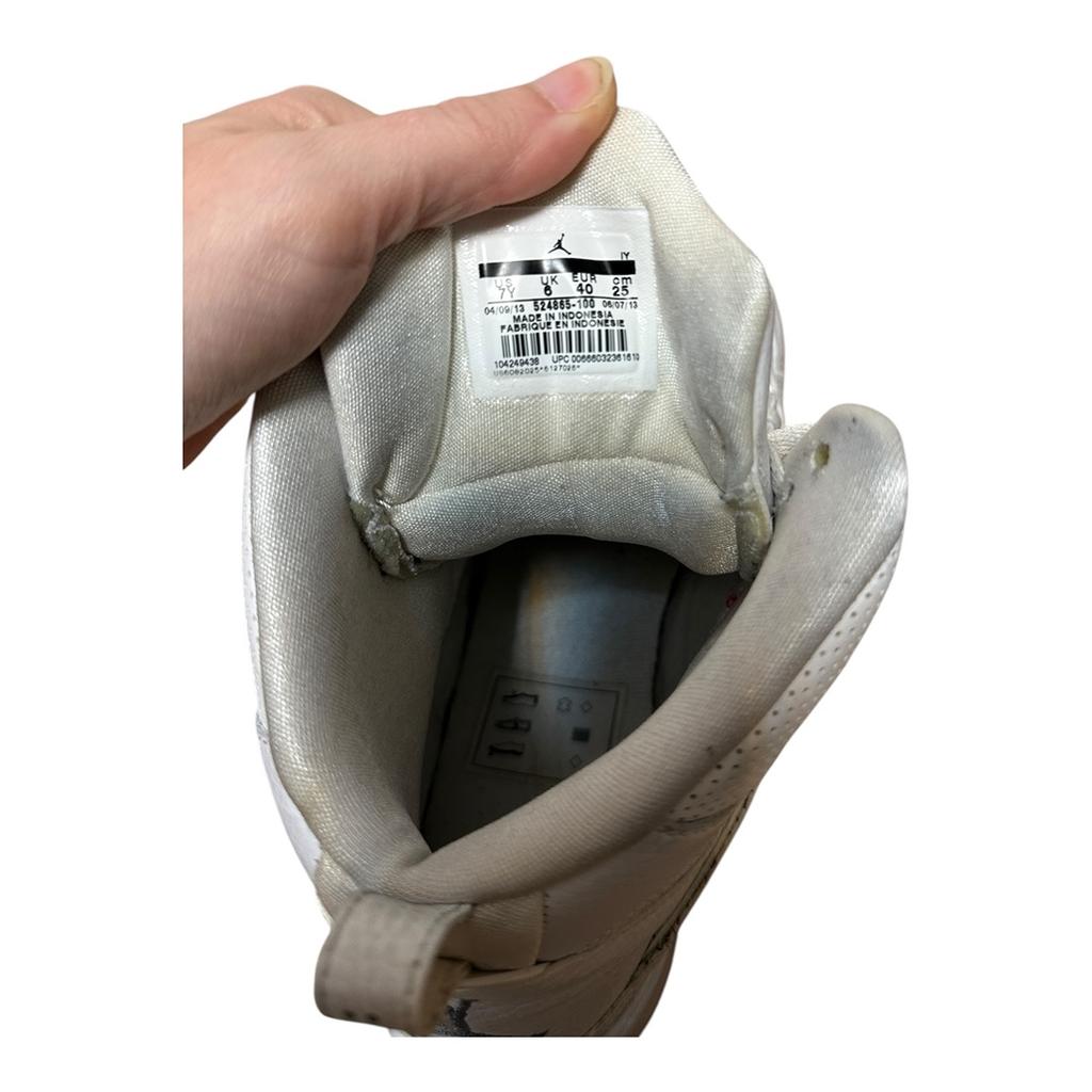 Baskets Jordan - 40 - Blanc - État : Très Bon