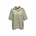 Chemise à rayures Zara - L - Jaune - État : Excellent