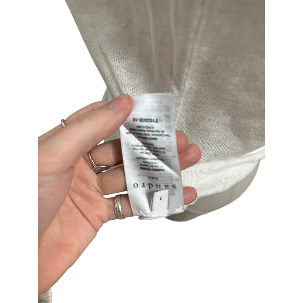 Débardeur Sandro - S - Blanc - État : Très Bon