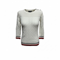 Pull femme Tommy Hilfiger - S - Blanc - État : Excellent