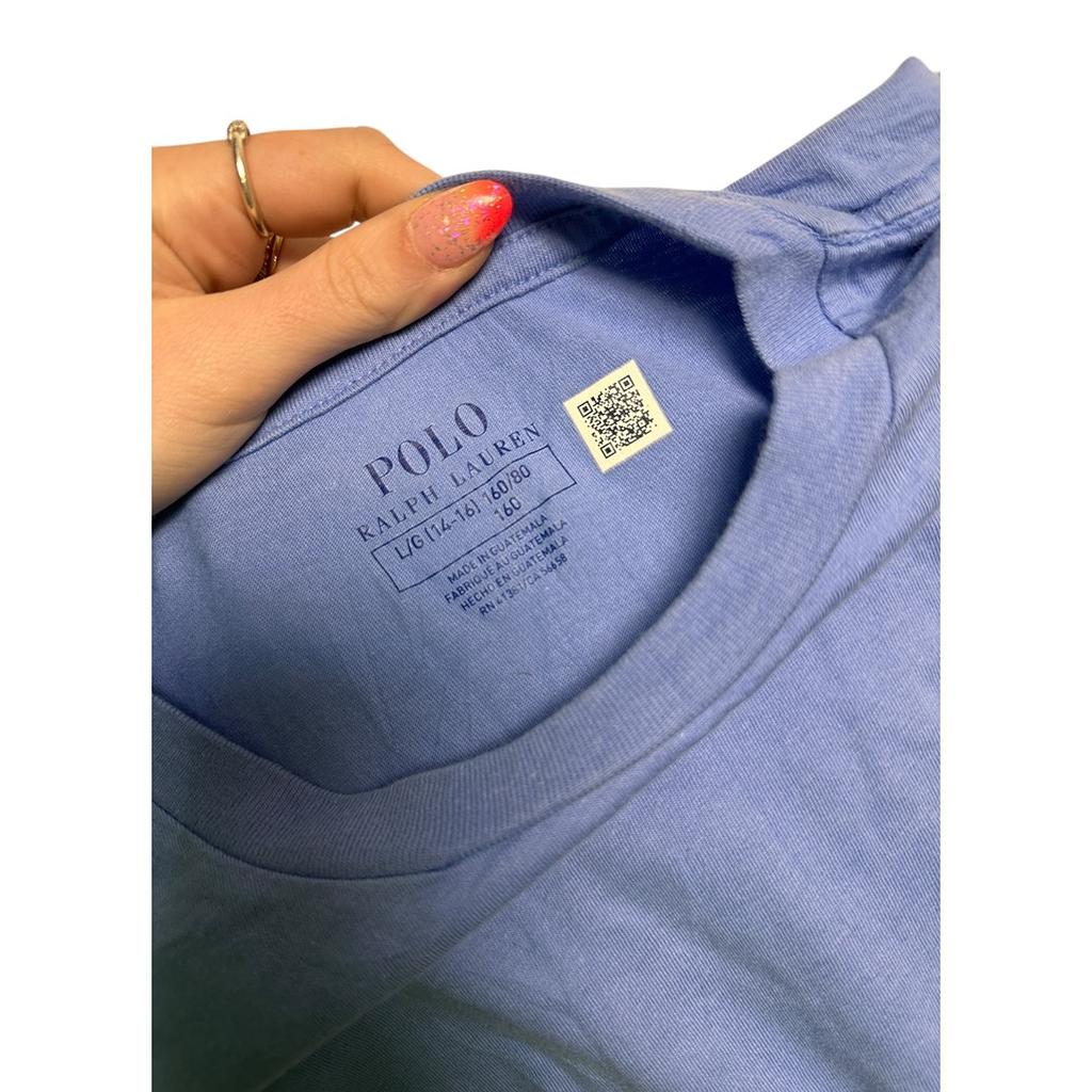 T-shirt Polo Ralph Lauren - L - Bleu - État : Excellent
