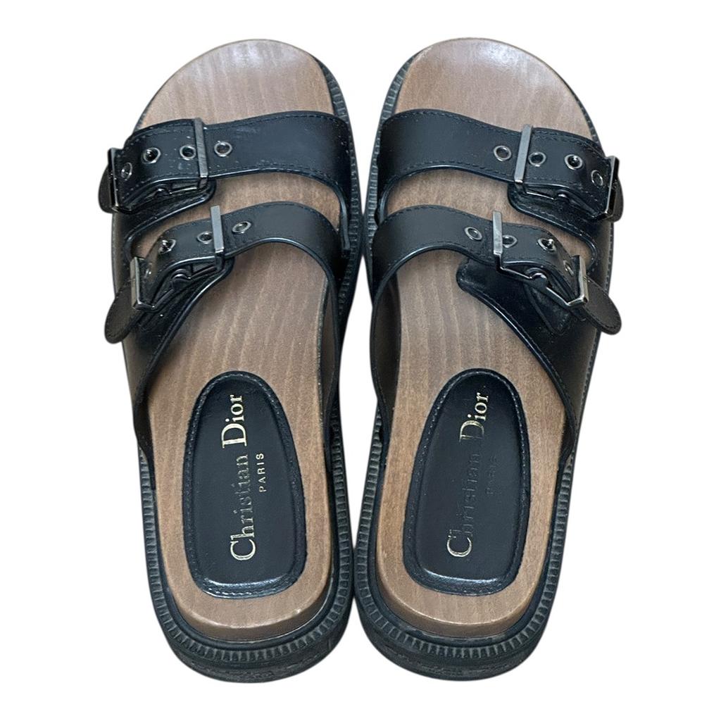 Mules Christian Dior - 38 - Noir - État : Excellent