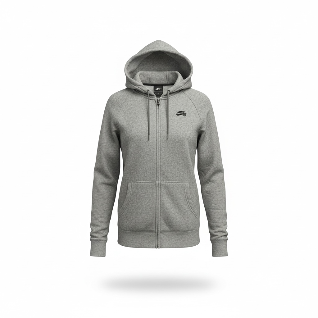 Sweat à capuche zippé Nike Sb - L - Gris - État : Excellent