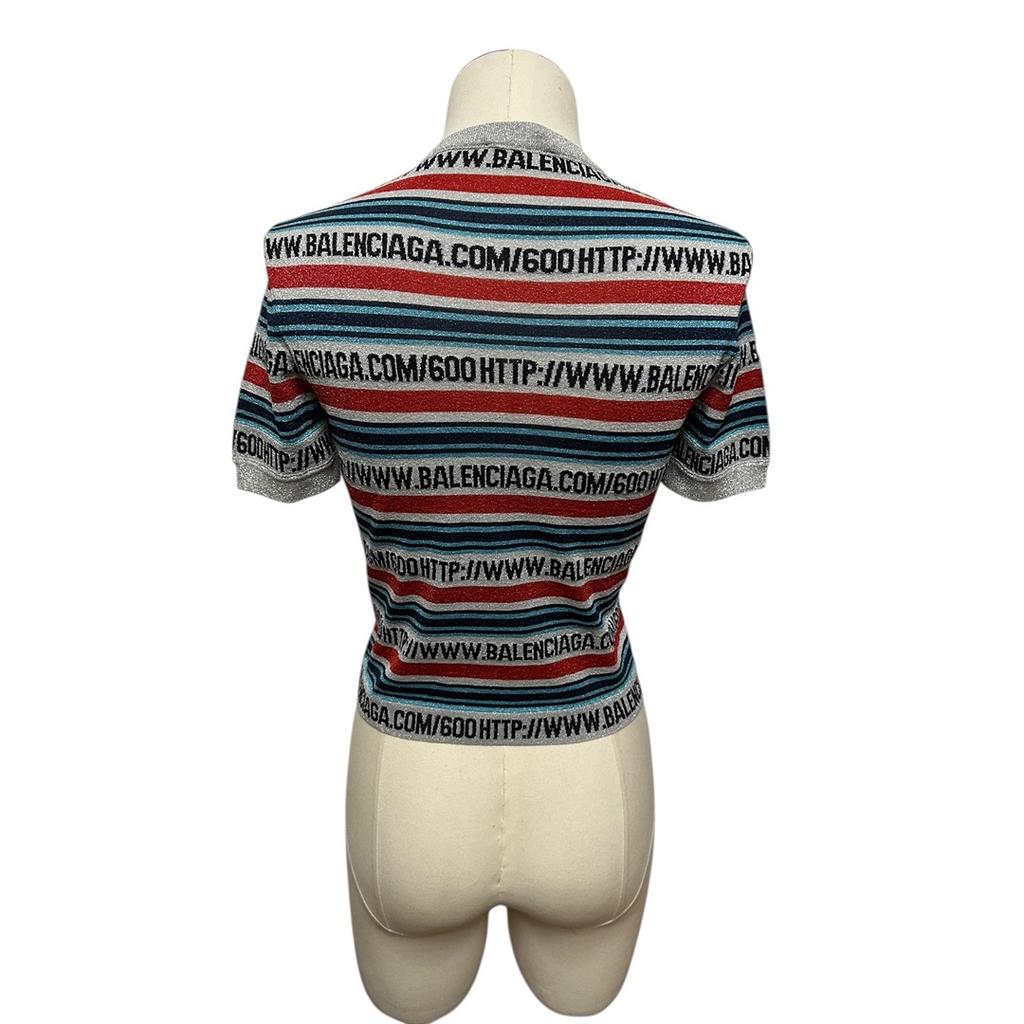 T-shirt Balenciaga - 40 - Argenté - État : Très bon