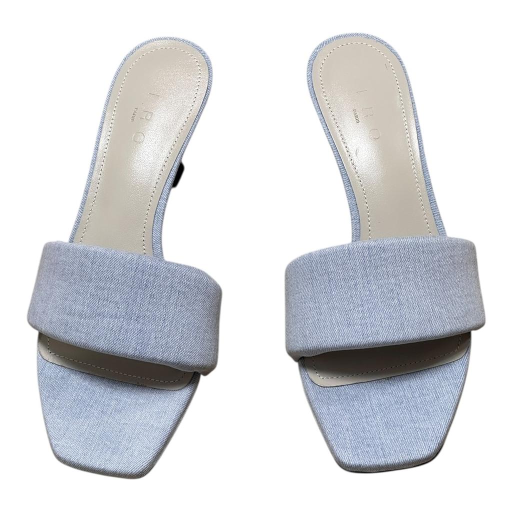 Mules à talons Iro - 36 - Bleu clair - État : Neuf