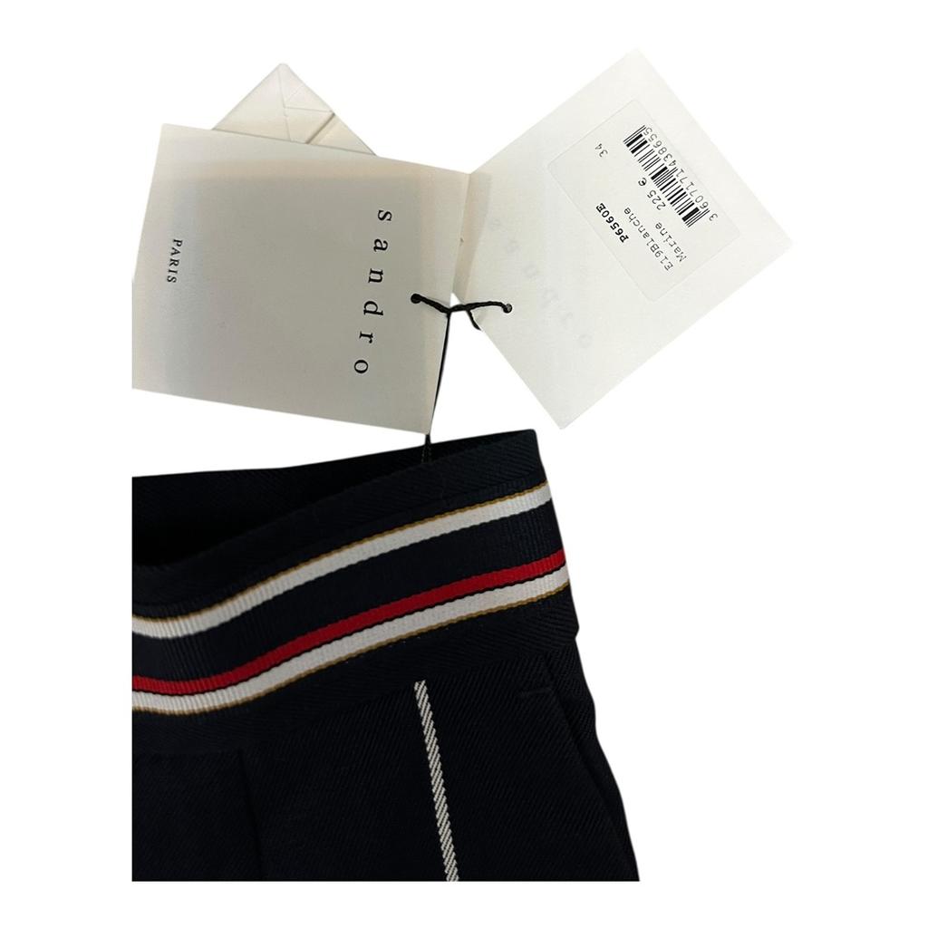 Pantalon Droit Sandro - 34 - Marine - État : Neuf avec étiquette