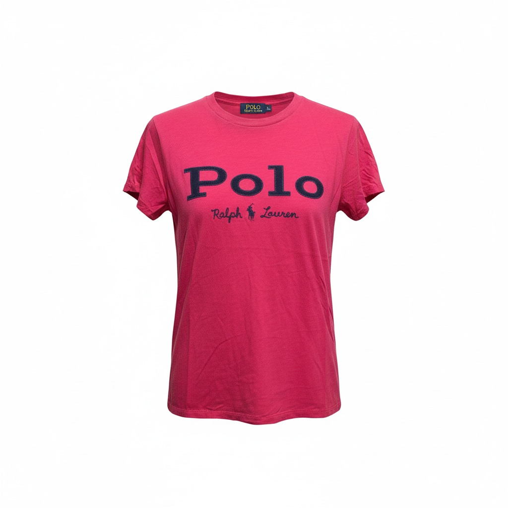 T-shirt Polo Ralph Lauren - L - Rose - État : Excellent