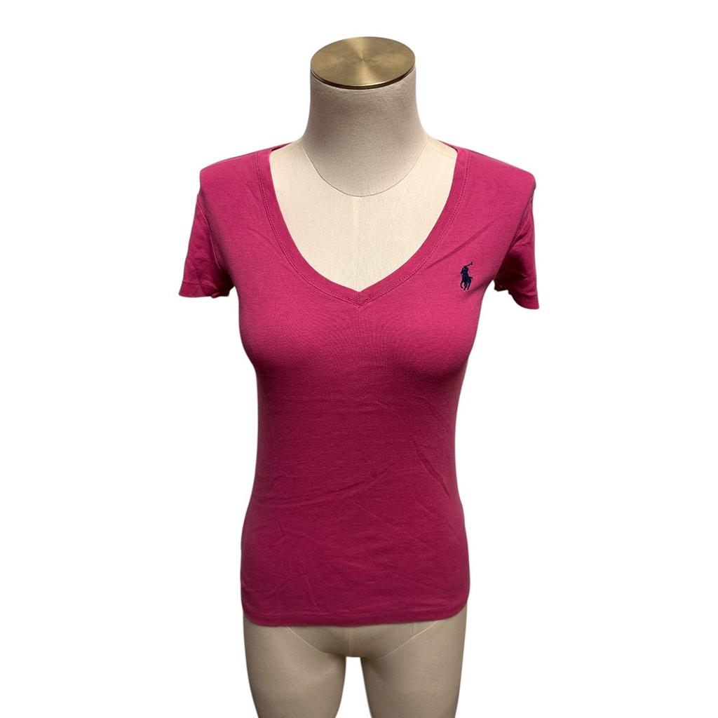 T-shirt Ralph Lauren Sport - S - Rose - État : Excellent