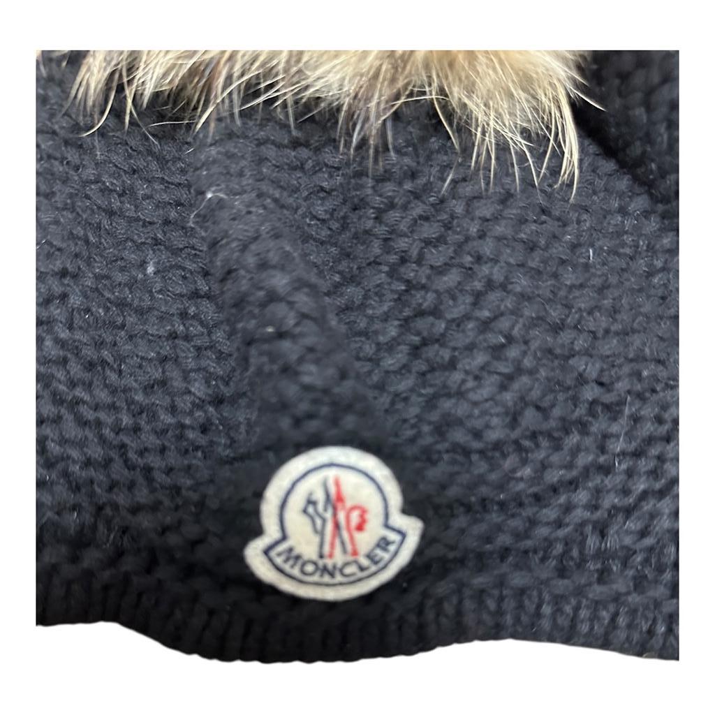 Bonnet Moncler - Taille unique - Noir - État : Excellent