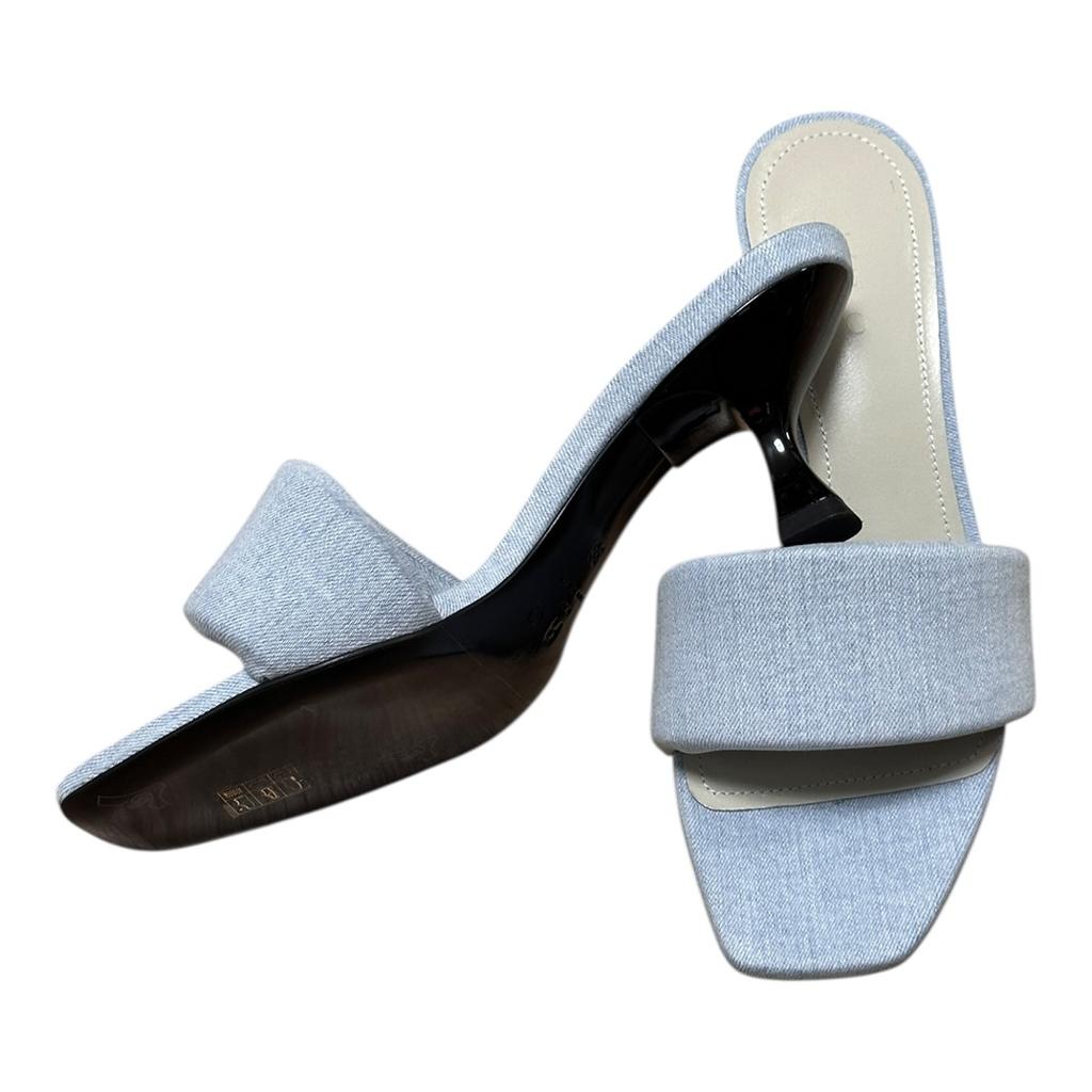 Mules à talons Iro - 36 - Bleu clair - État : Neuf