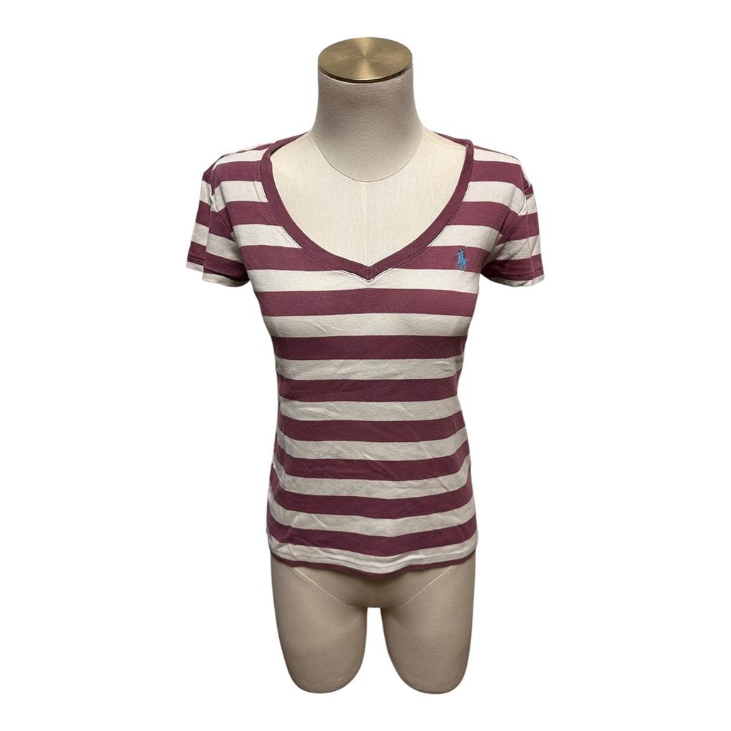 T-shirt Ralph Lauren Sport - M - Bordeaux - État : Excellent