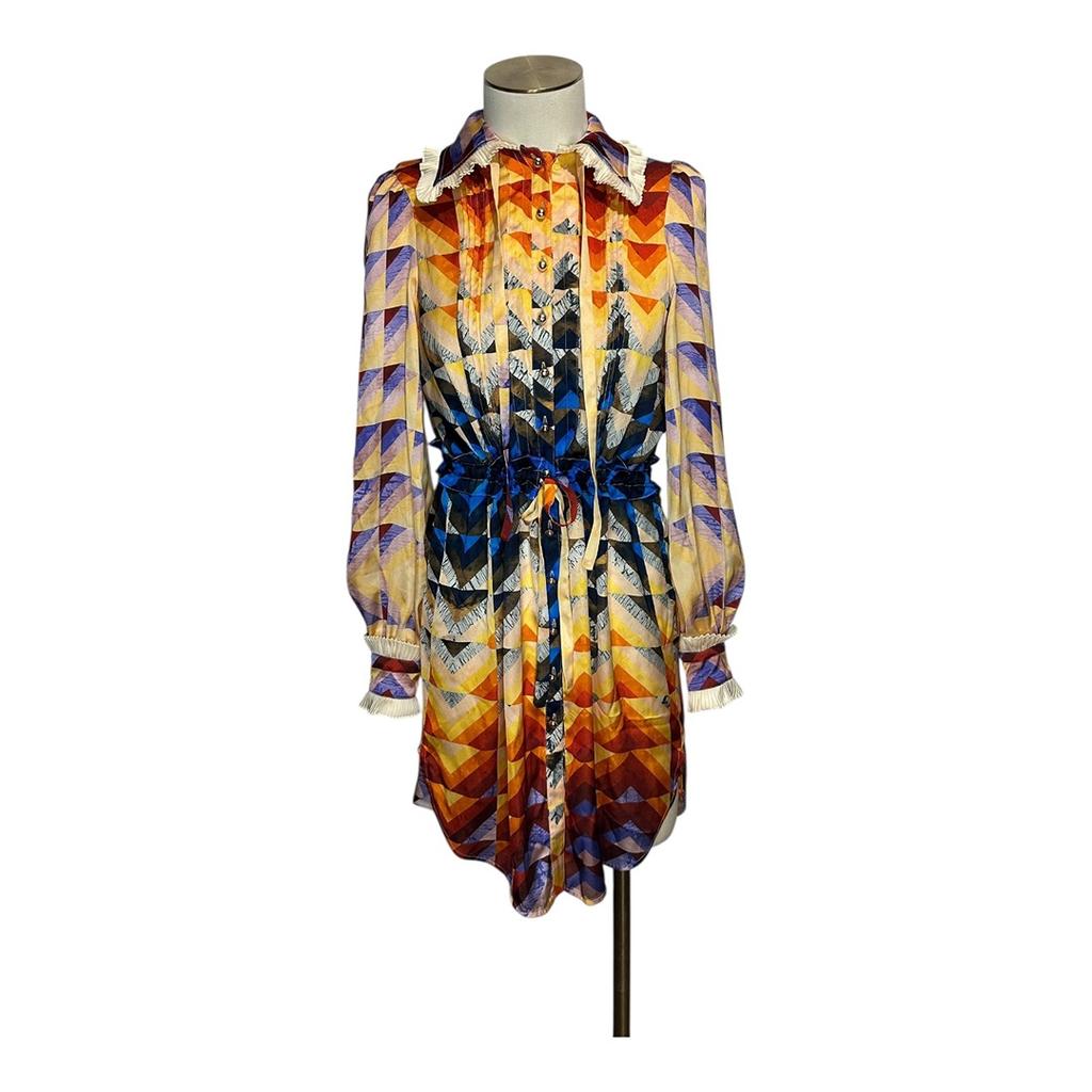 Robe Casual Paco Rabanne - 38 - Orange - État : Très Bon