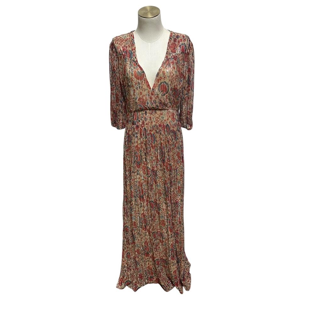 Robe Longue Ba&sh - Xs - Marron - État : Très Bon