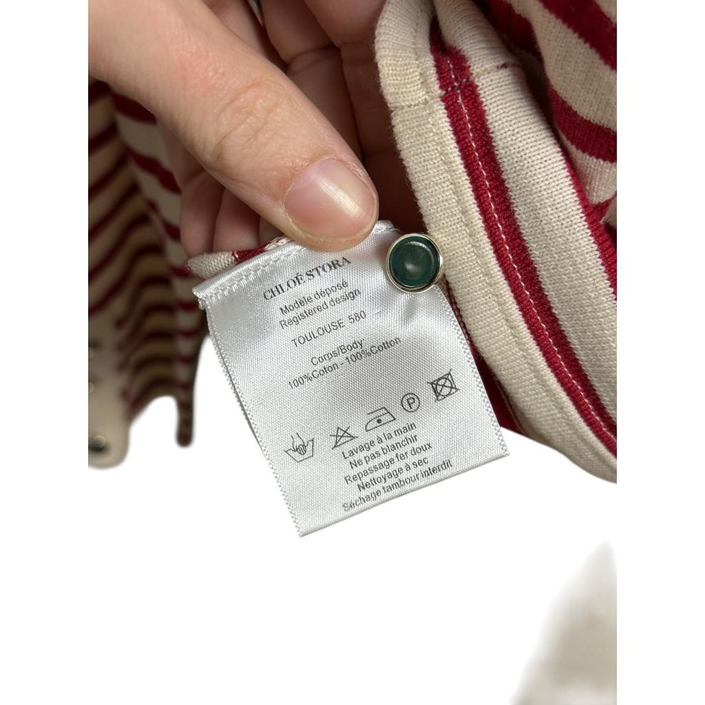 T-shirt Chloé Stora - S - Crème - État : Très Bon