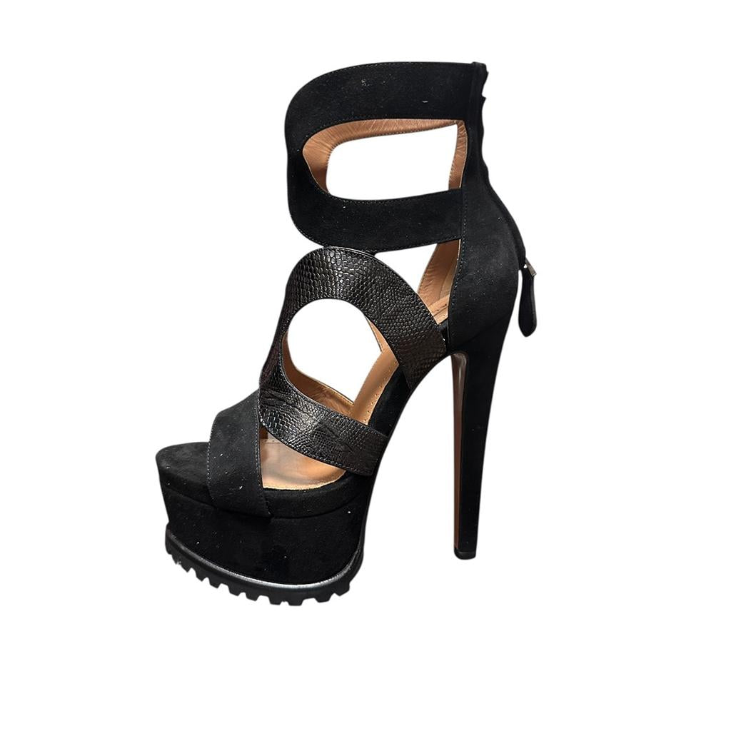 Sandales Alaïa - 37 - Noir - État : Neuf