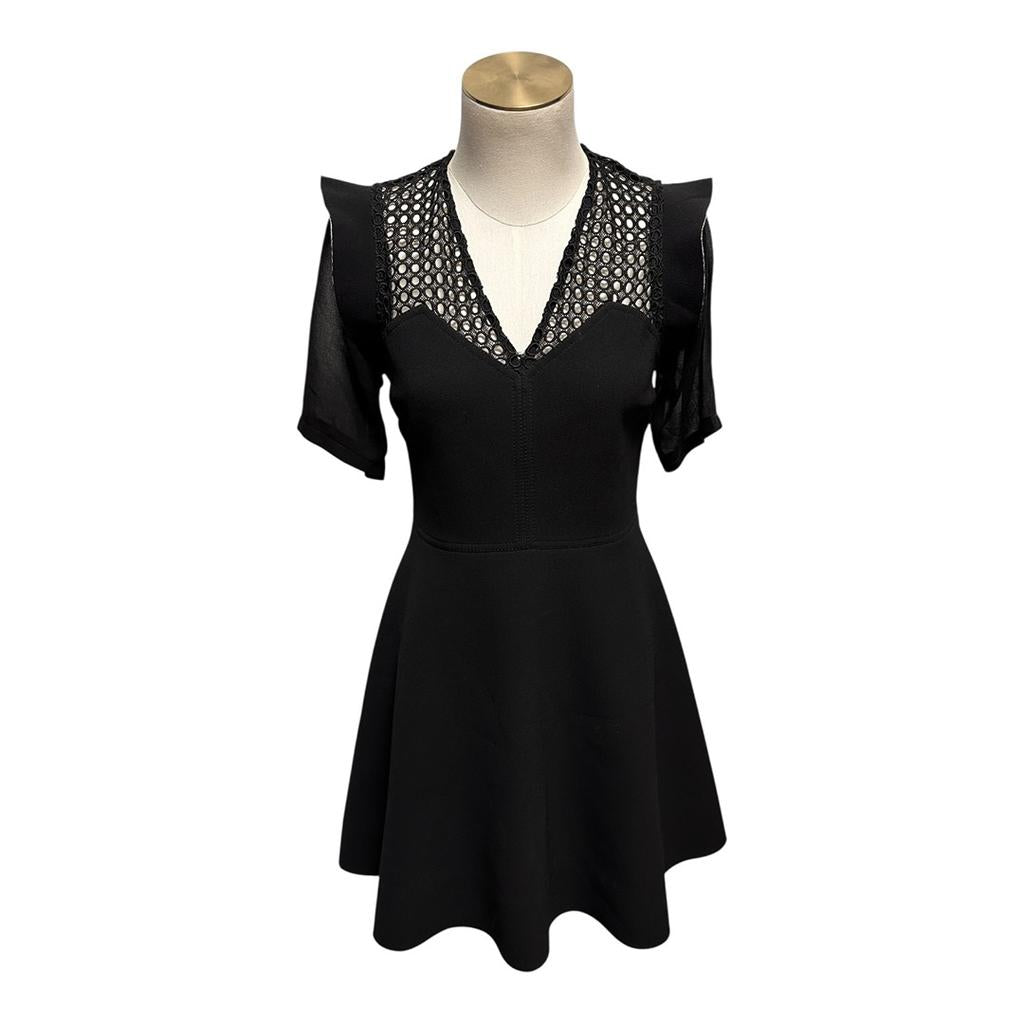 Robe courte Sandro - 3 - Noir - État : Excellent