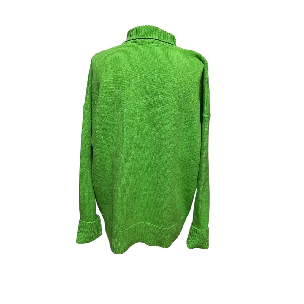 Pull A Col Roulé Ami - Xl - Vert - État : Très Bon