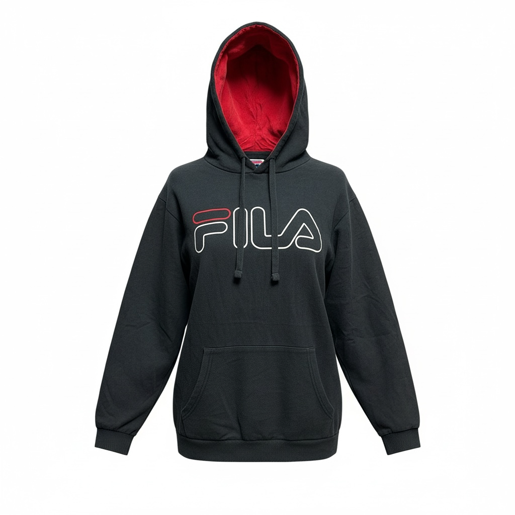 Sweat à capuche Fila - M - Noir - État : Excellent