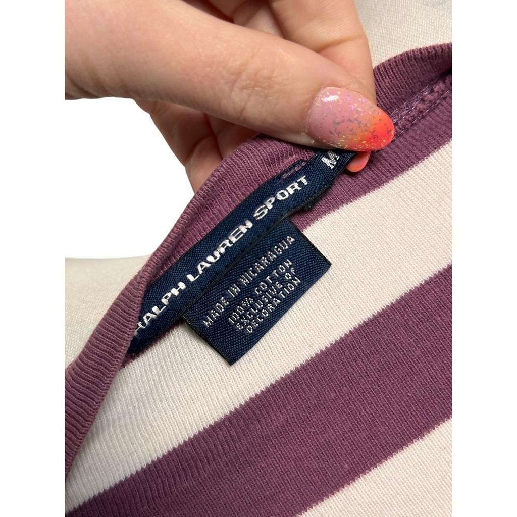 T-shirt Ralph Lauren Sport - M - Bordeaux - État : Excellent