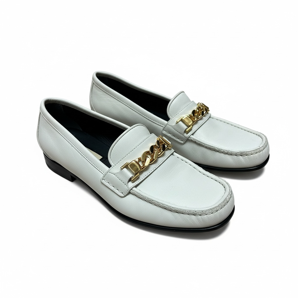 Mocassins femme Gucci - 35.5 - Blanc - État : Excellent