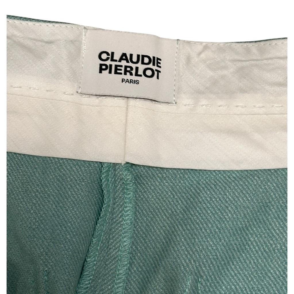Pantalon large Claudie Pierlot - 36 - Vert d'eau - État : Excellent
