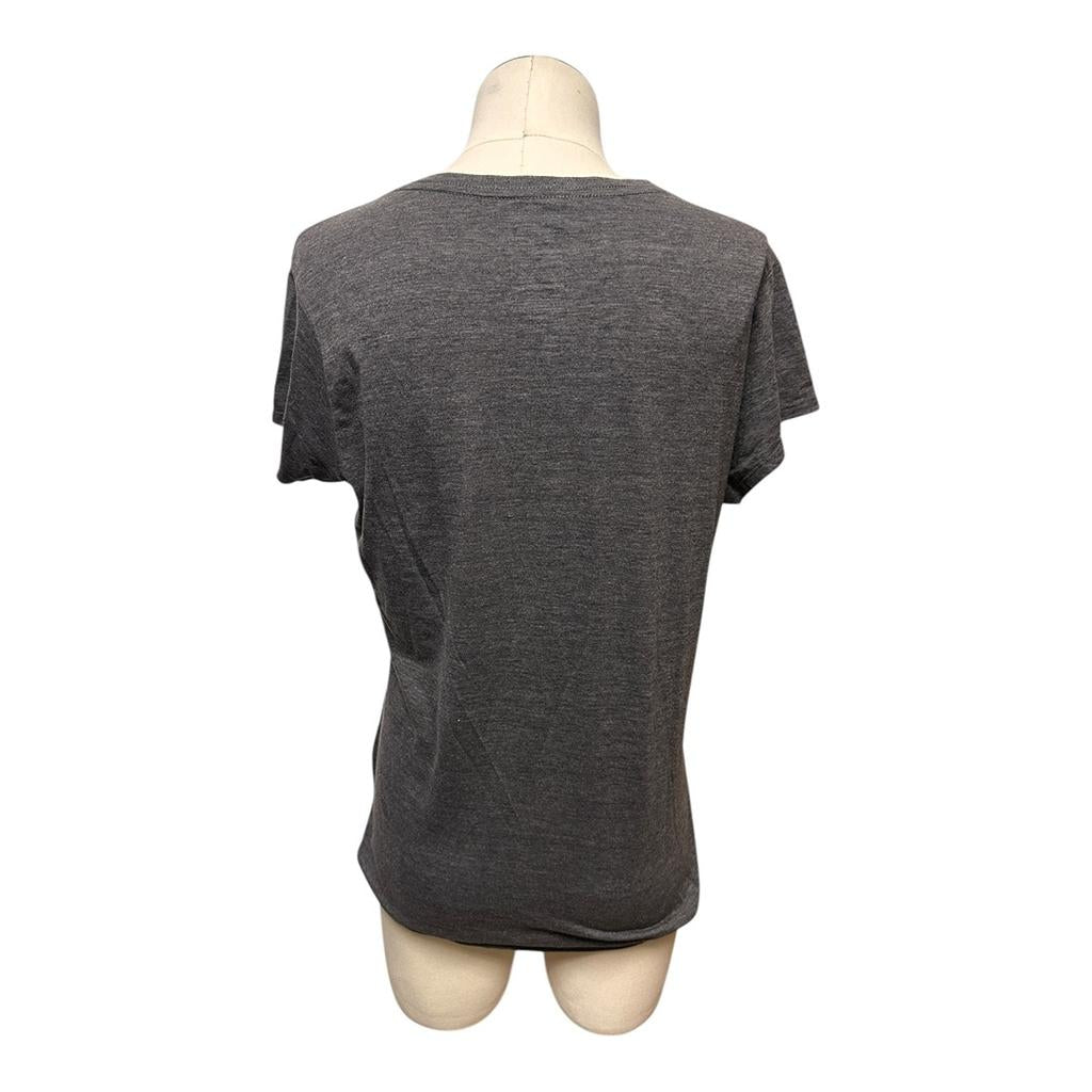 T-shirt col V The North Face - L - Gris - État : Excellent