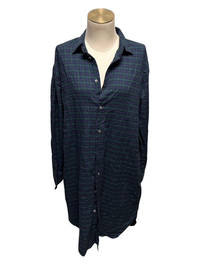 Robe chemise Polo Ralph Lauren - 14 - Marine et Vert - État : Excellent